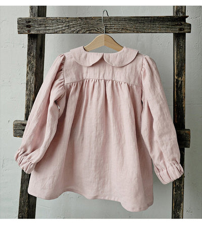 Blusa Princesa Niña Cuello Muñeca Algodón y Lino - Image 31