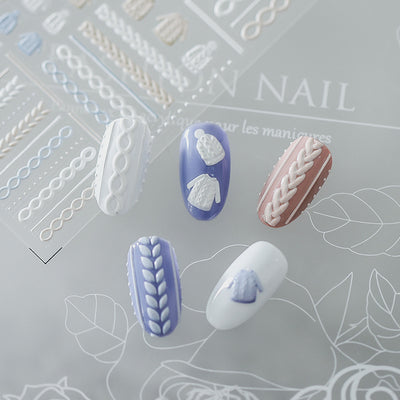 Pegatinas de Uñas con Adhesivo Dorsal Pro - Efecto Estéreo Frosted - Image 4