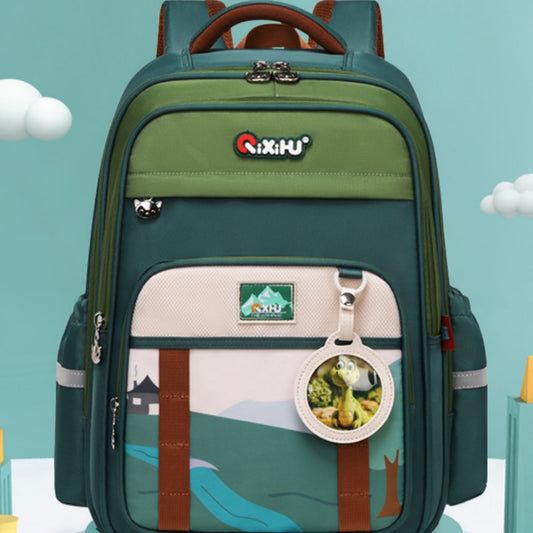 Mochila Escolar de Gran Capacidad Ligera y Resistente para Primaria