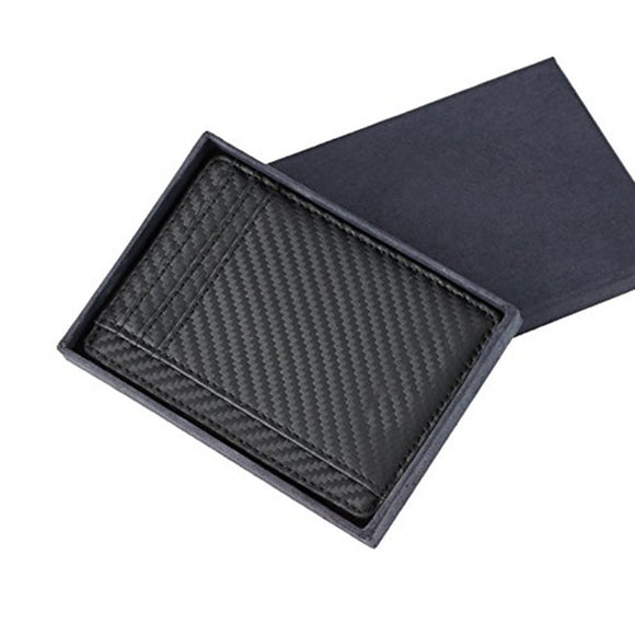 Billetera Minimalista de Cuero con Protección RFID