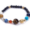 Universe Galaxy Eight Planets Solar System Guardian Star Natural Stone Beads Bracelet D