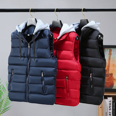Chaleco de Algodón Grueso para Otoño e Invierno