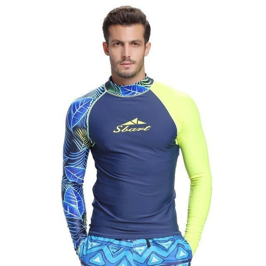 Traje de Baño Protector Solar de Manga Larga para Hombre - Image 8