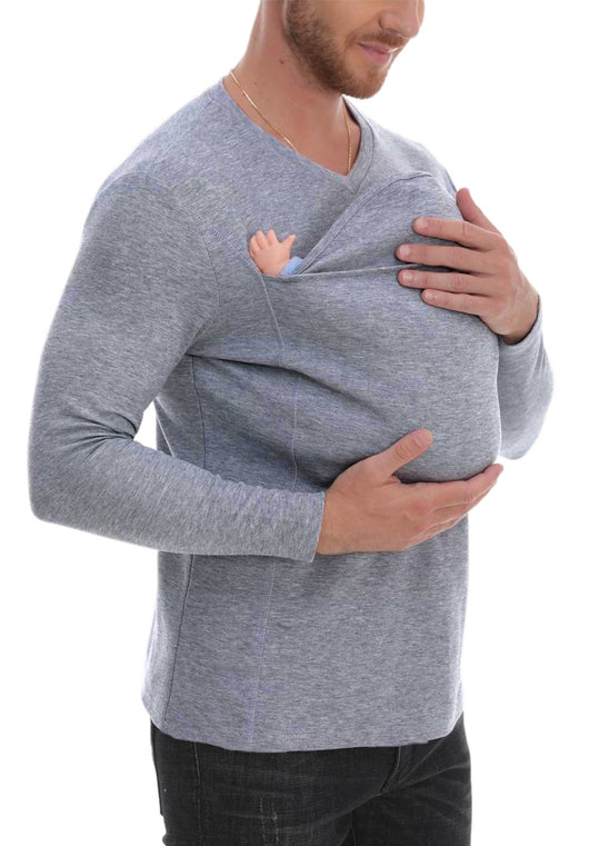 Camiseta Manga Larga Multifuncional Papá Canguro Premium - Image 6