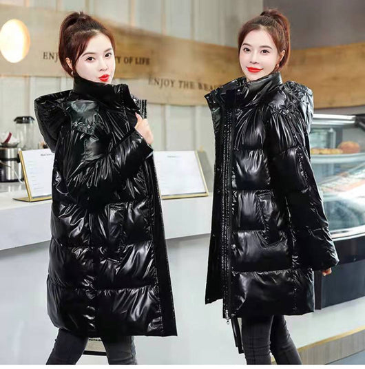 Chaqueta Acolchada Suelta de Algodón Talla Grande Estilo Coreano - Image 13