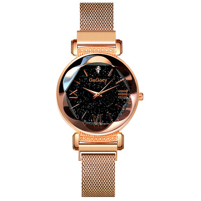 Reloj de Cuarzo para Dama con Malla Diamond Point, Diseño Simple y Elegante - Image 14