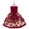 Vestido Princesa Niña con Apliques Decorativos