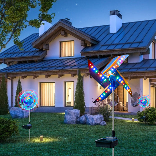 Molino Solar LED para Jardín - Decoración Exterior Luminosa con Energía Renovable - Image 11