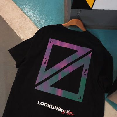 Camiseta Reflectante Láser Multicolor de Manga Corta - Image 5