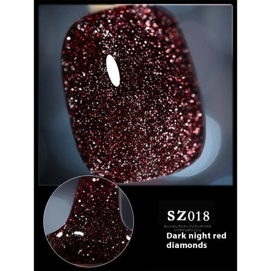 Esmalte de Uñas Diamante Disco 18 Colores - Brillo Súper Intenso - Image 22