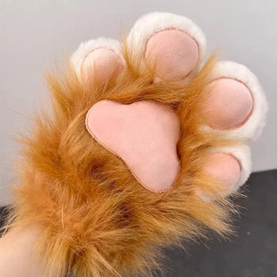 Pantuflas Cálidas con Forro Polar y Diseño de Patita de Gato - Image 5