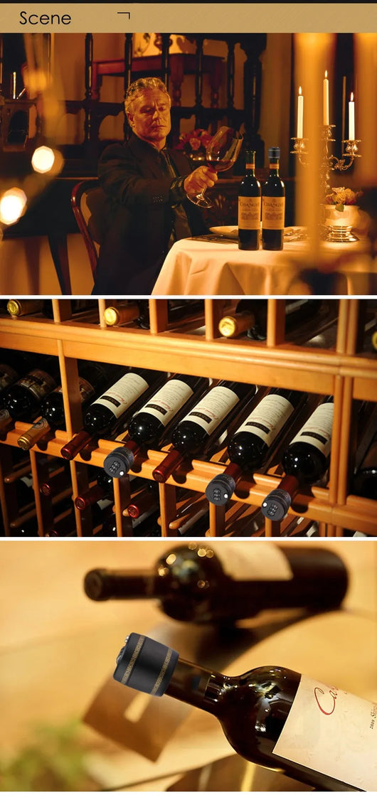 Tapón de Botella con Cerradura de Combinación y Sello de Vacío - Image 7