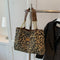 Bolsa de Hombro Estampado Leopardo Multiuso - Gran Capacidad y Estilo