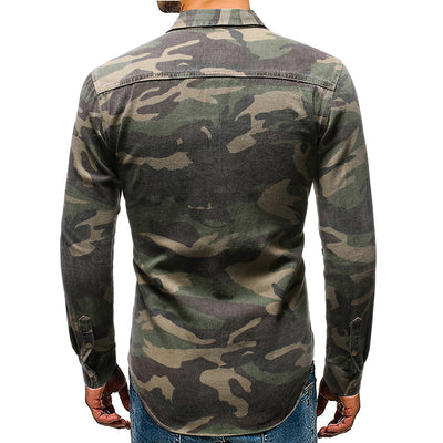 Camisa de Manga Larga Camuflaje para Hombre - Image 7