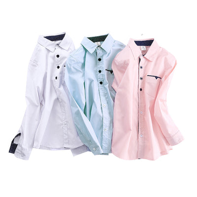 Camisa Infantil Manga Larga a Rayas - Estilo Casual para Otoño