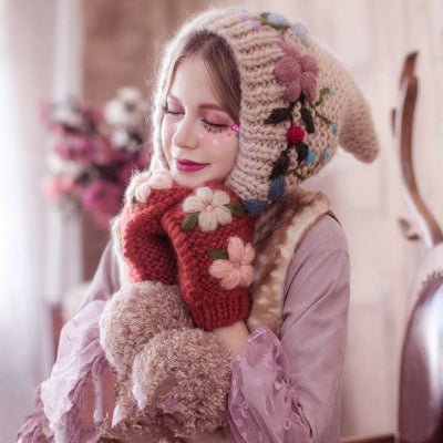 Gorro de Lana Tejido Estilo Bruja - Abrigo Invierno Premium - Image 5