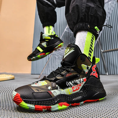 Zapatillas de Baloncesto Altas para Hombre - Estilo Deportivo Casual - Image 26