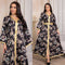 Vestido Casual Largo Estampado con Cinturón para Mujer