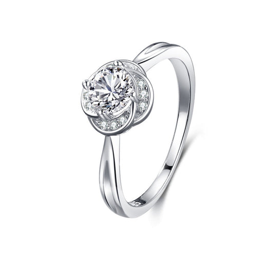 Anillo de Plata 925 con Diamantes Incrustados Clásico - Image 8