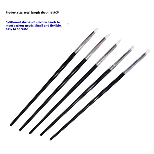 Set de Bolígrafos de Silicona Suave para Nail Art con Diseño Hueco Pintado - Image 10