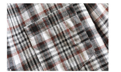 Camisa de Cuadros Manga Larga para Uniforme Escolar Niño - Image 8