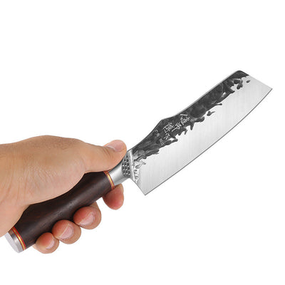 Cuchillo de Frutas de Acero Inoxidable con Mango de Madera - Image 8