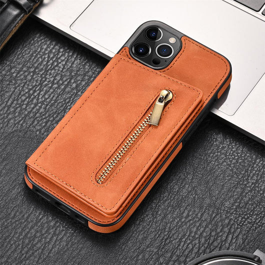 Funda para Teléfono con Bolsillo Lateral, Cierre de Cremallera y Correa de Muñeca - Image 2