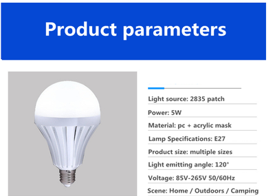 Bombilla LED de Emergencia Inteligente 7W - Luz de Respaldo Automática - Image 14