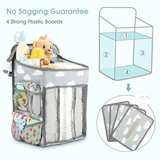 Organizador Colgante para Cuna de Bebé