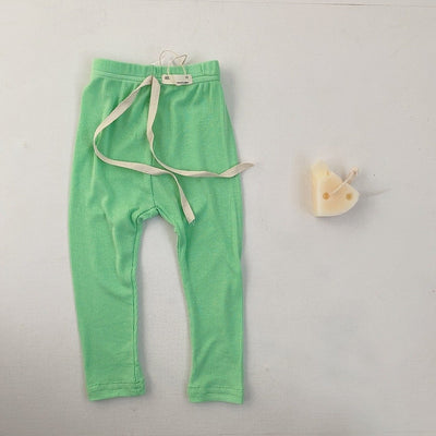 Leggings Elásticos con Cintura Ancha en Colores Pastel - Image 9