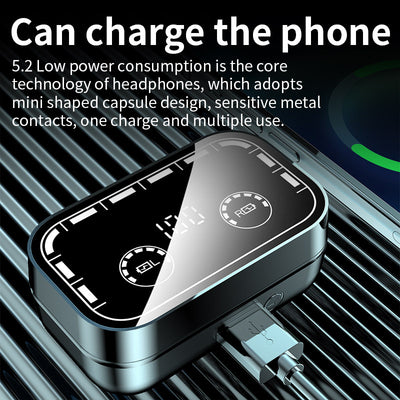 Auriculares Inalámbricos Bluetooth con Linterna LED y Control Táctil - Image 10