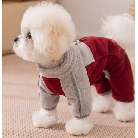 Abrigo Polar Térmico para Perros Pequeños - Diseño Bicolor - Image 31