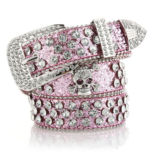 Cinturón Vaquero para Mujer con Calavera y Strass - Image 12