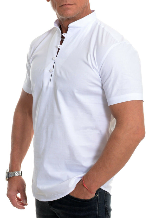 Camisa Casual de Manga Corta para Hombre