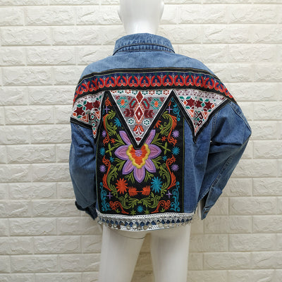 Blusa Retro Bordada Estilo Nacional - Manga Larga Clásica para Mujer - Image 4