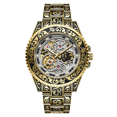 Reloj Automático Luminoso para Hombre - Diseño Vintage Clásico - Image 3