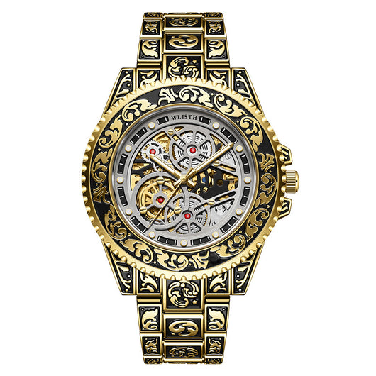 Reloj Automático Luminoso para Hombre - Diseño Vintage Clásico - Image 3