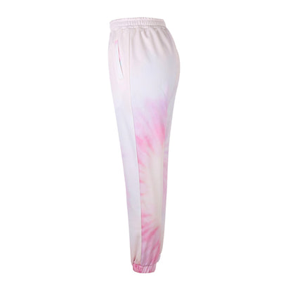 Pantalones Holgados Cintura Alta con Estampado Tie-Dye - Image 7