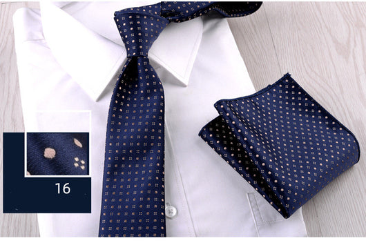 Combo Corbata y Pañuelo de Bolsillo para Hombre Profesional - Image 17