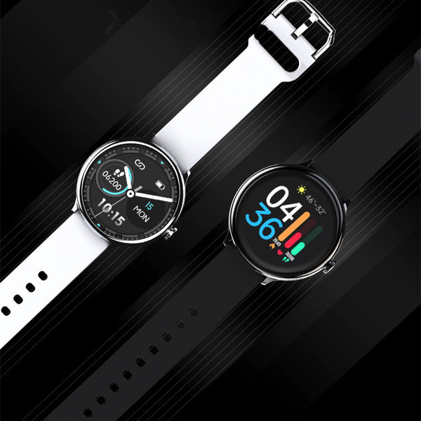 Smartwatch con Monitor de Frecuencia Cardíaca y Podómetro Full Touch