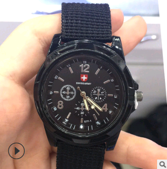 Reloj Militar Deportivo con Correa Tejida - Movimiento de Cuarzo Profesional - Image 12