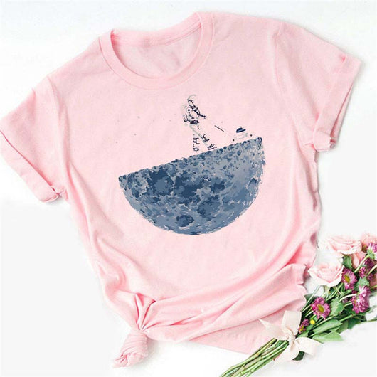 Playera Estampada de Personalidad Creativa para Estudiantes - Image 21
