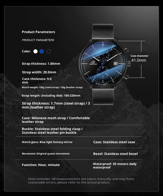 Reloj Deportivo Luminoso Resistente al Agua para Hombre - Image 9