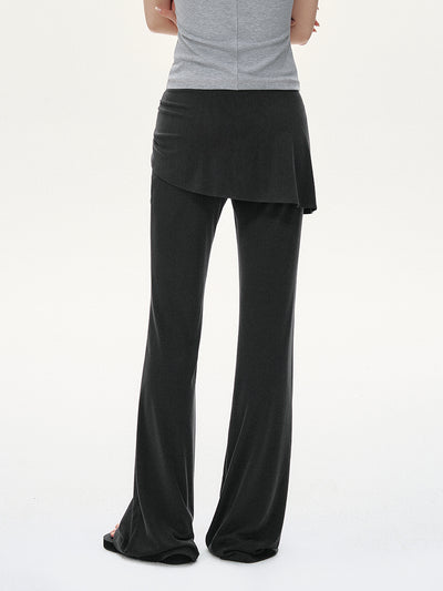 Pantalones Casuales Tejidos con Detalles de Encaje y Cordones - Image 5