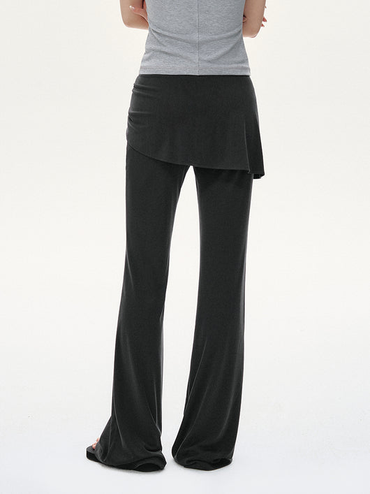 Pantalones Casuales Tejidos con Detalles de Encaje y Cordones - Image 5