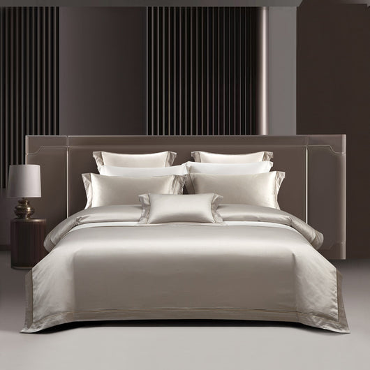 Juego de Cama Algodón Puro Jacquard Europeo 4 Piezas Lujo - Image 14