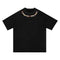 Camiseta Cuello Redondo con Letras Bordadas para Hombre