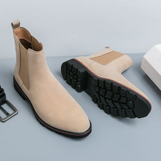 Botas Cargo Tobilleras de Cuero para Hombre - Estilo Casual Versátil - Image 11