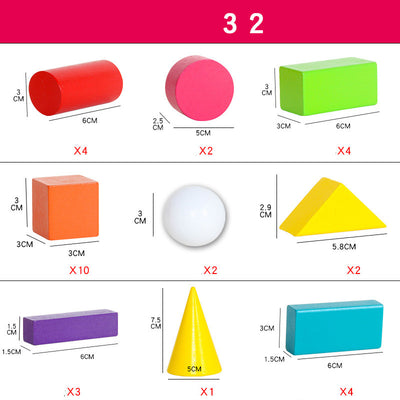 32 Modelos Geométricos Sólidos para Enseñanza de Matemáticas en Primaria - Image 12