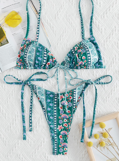Bikini Deportivo de Espalda Abierta - Diseño Europeo y Americano